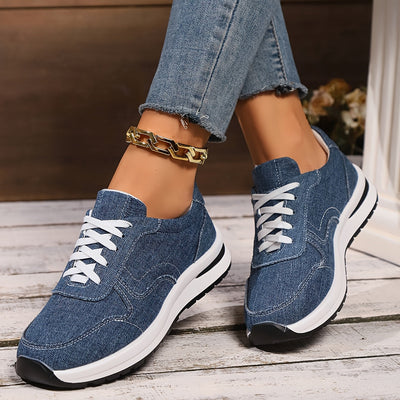 Lizzy™ – Elegant Orthopedic Denim Sneakers