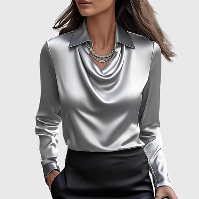 Brooklyn – Timeless Satin Blouse