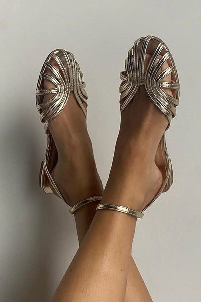 GINEVRA | Elegant Ballerina with Braided Detail for a Refined Look