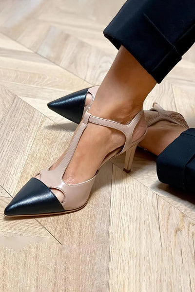 CAMILLA | BICOLOR DECOLLETE WITH STRAP