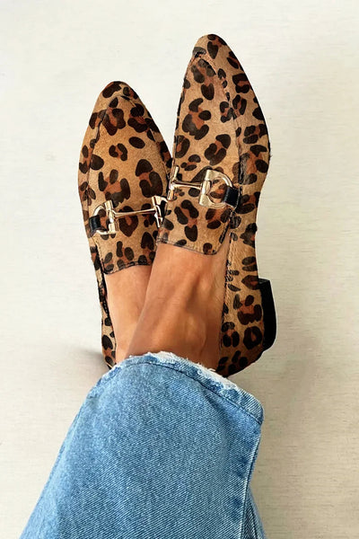 Juul – Elegant Patterned Loafer with Subtle Heels