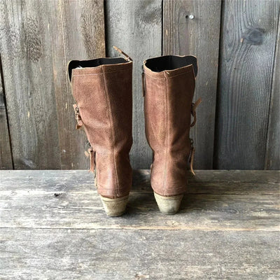 Sierra – Elegant Rust Boots