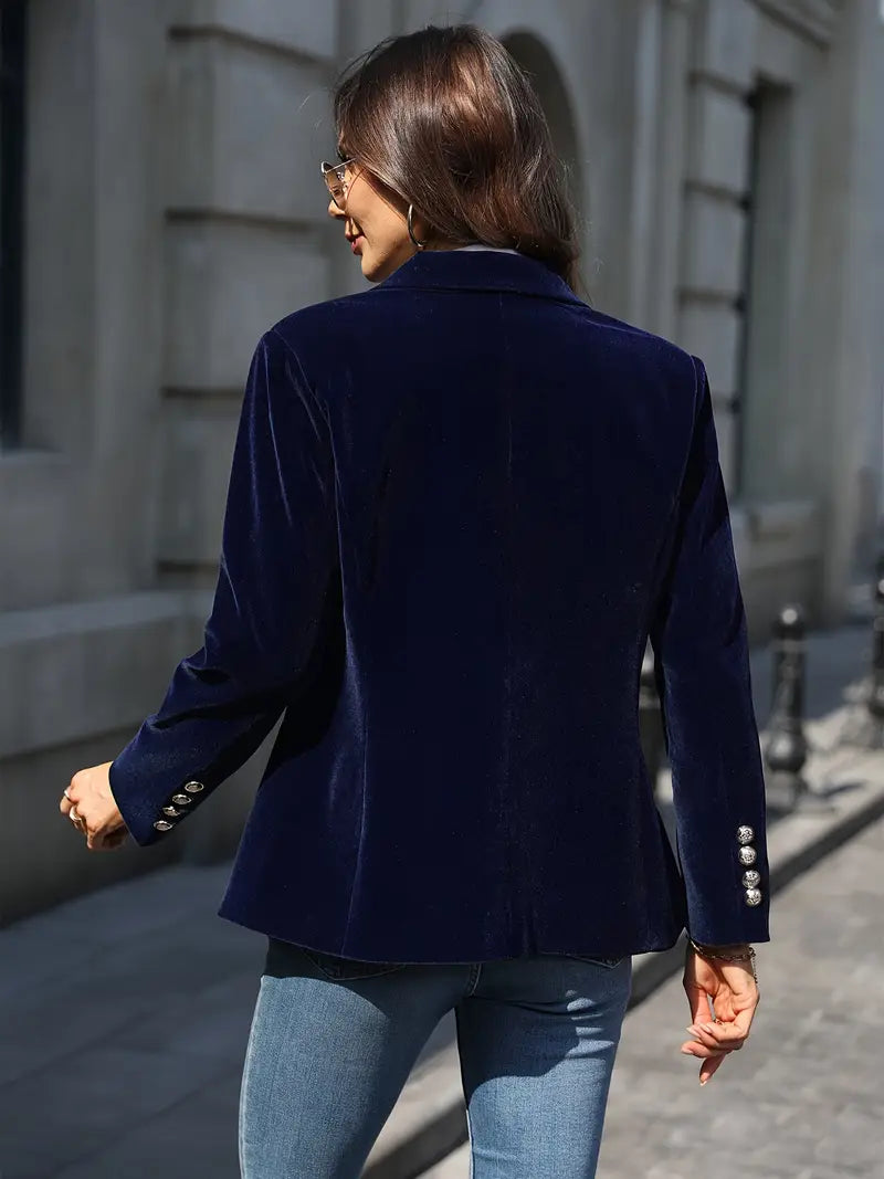 Savannah™ - Elegant Velour Blazer
