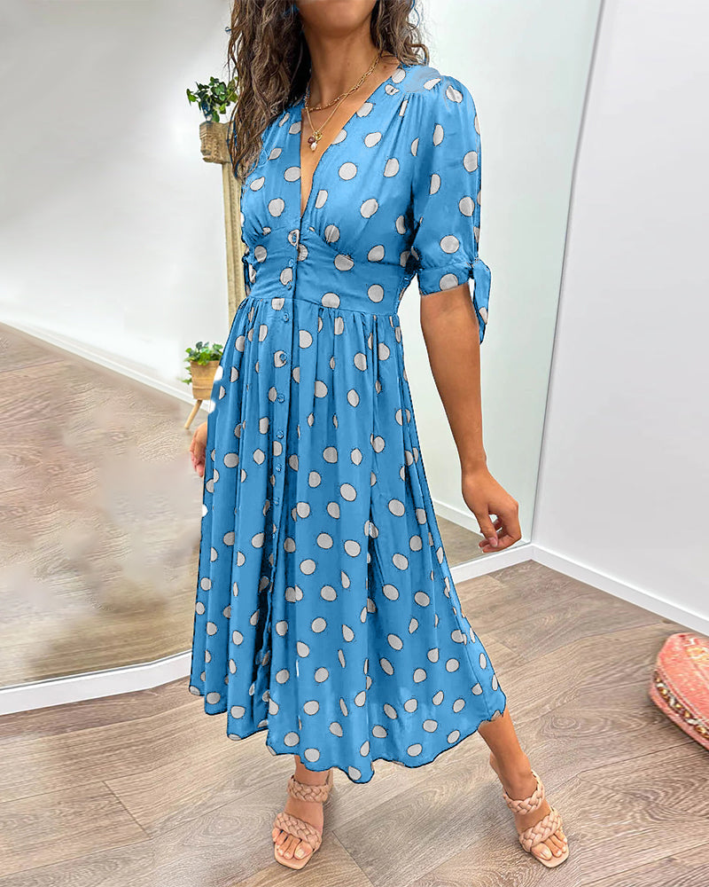 Monique™ – Timeless Polka Dot Dress