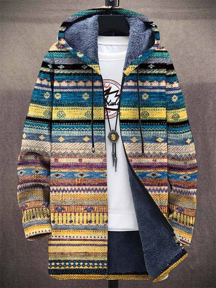 Florentina – Elegant Nordic Pattern Hoodie