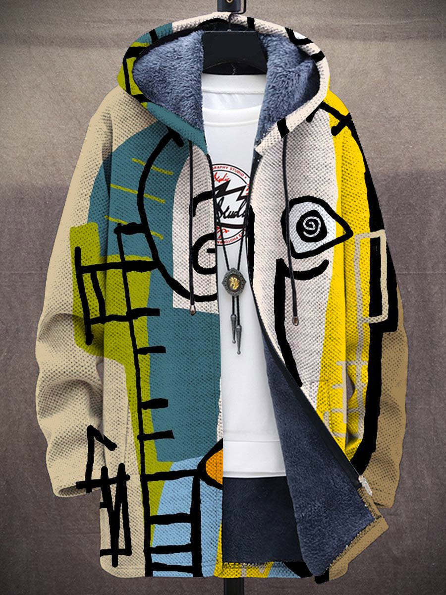 Emil – Elegant Abstract Face Hoodie