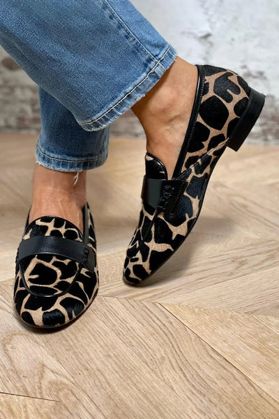 Sofia™ – Elegant Leopard Moccasin