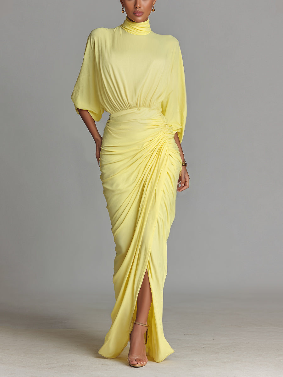 Comfortable Maxi Dress – Elegant Bright Yellow Maxi Dress