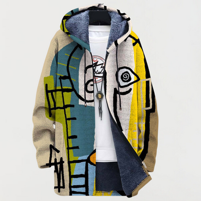 Mira – Elegant Abstract Art Hoodie