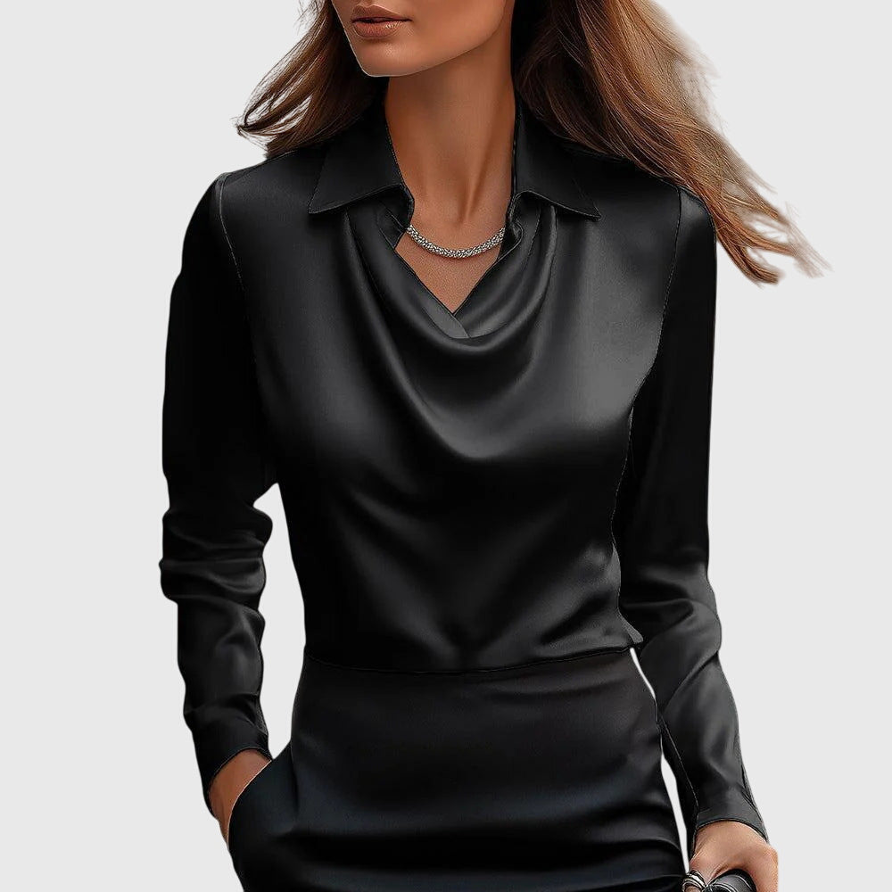 Brooklyn – Timeless Satin Blouse