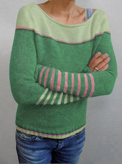 Katharina – Elegant Striped Sweater