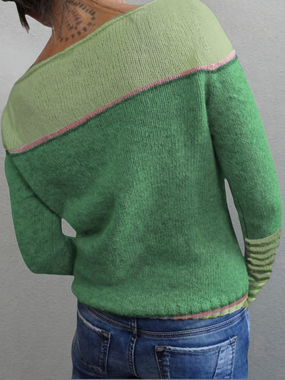 Katharina – Elegant Striped Sweater