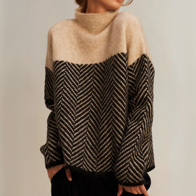 Malene – Timeless Cotton Turtleneck Sweater