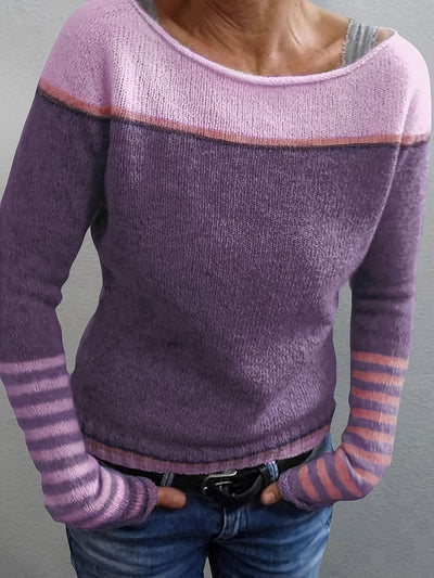 Katharina – Elegant Striped Sweater
