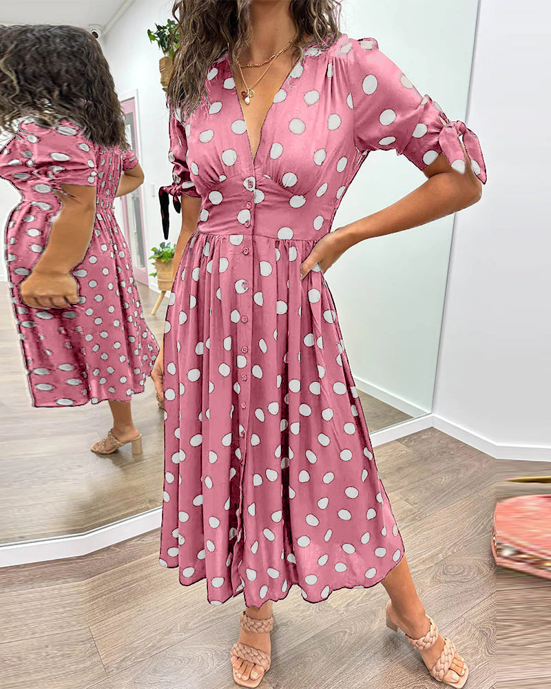 Monique™ – Timeless Polka Dot Dress