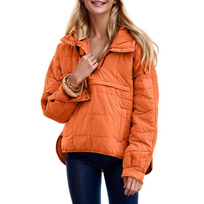 Joy™ – Elegant Oversized Hooded Pullover Jacket