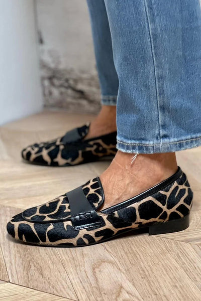 Sofia™ – Elegant Leopard Moccasin