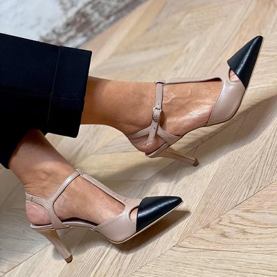 CAMILLA | BICOLOR DECOLLETE WITH STRAP