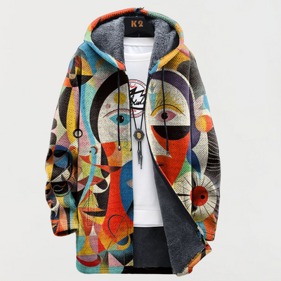 Mira – Elegant Abstract Art Hoodie