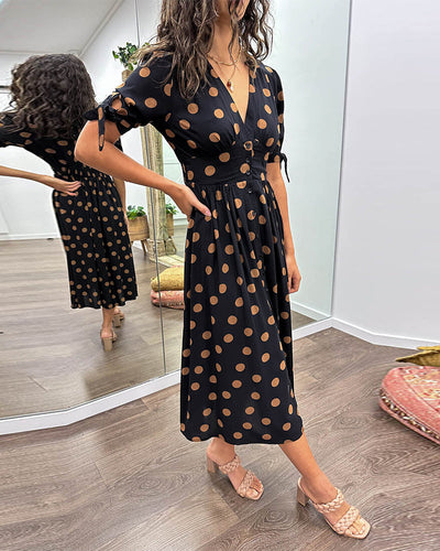 Monique™ – Timeless Polka Dot Dress