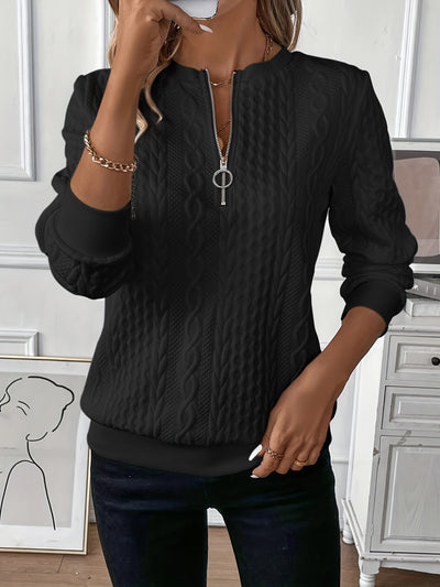 Lucia – Timeless Elegant Zip Sweater