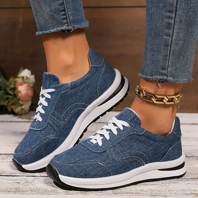 Lizzy™ – Elegant Orthopedic Denim Sneakers