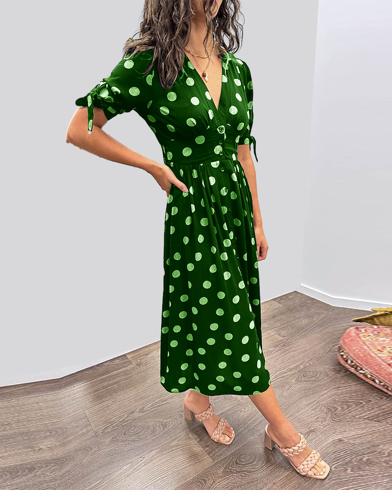 Monique™ – Timeless Polka Dot Dress