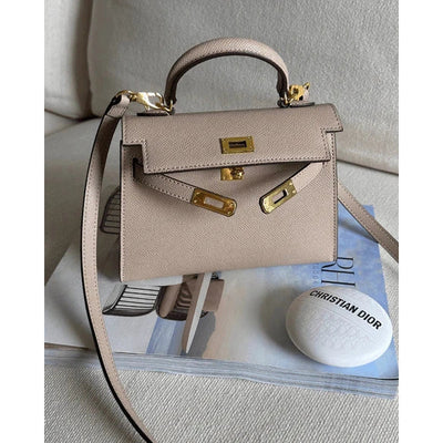 Elise | Clutch Bag with Gold Accents