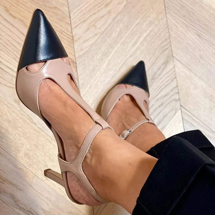 CAMILLA | BICOLOR DECOLLETE WITH STRAP