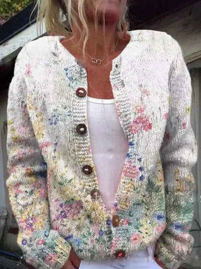 Amelie – Timeless Floral Cardigan