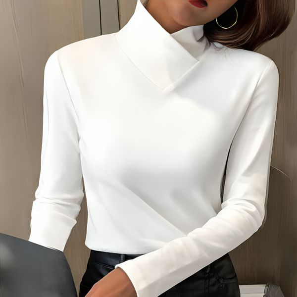 Liora – Elegant Turtleneck Tee