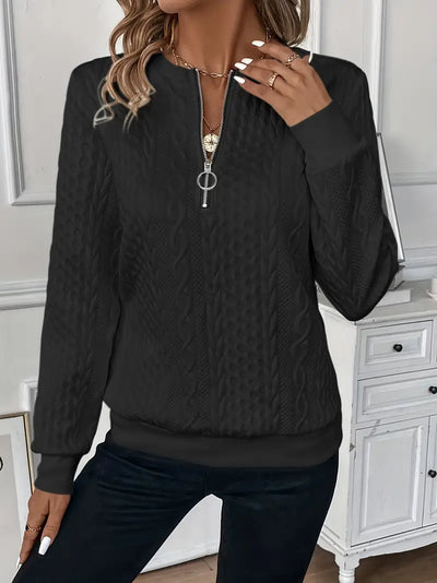 Lucia – Timeless Elegant Zip Sweater