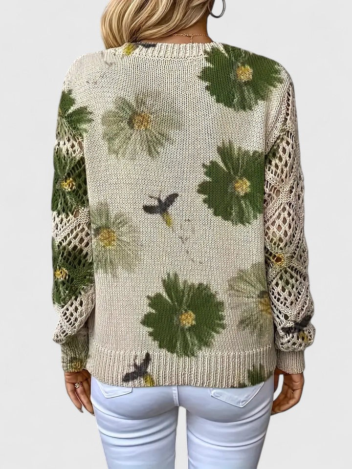 Aurélie – Elegant Floral Cardigan