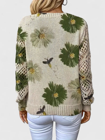 Aurélie – Elegant Floral Cardigan