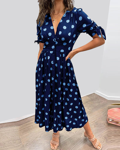 Monique™ – Timeless Polka Dot Dress