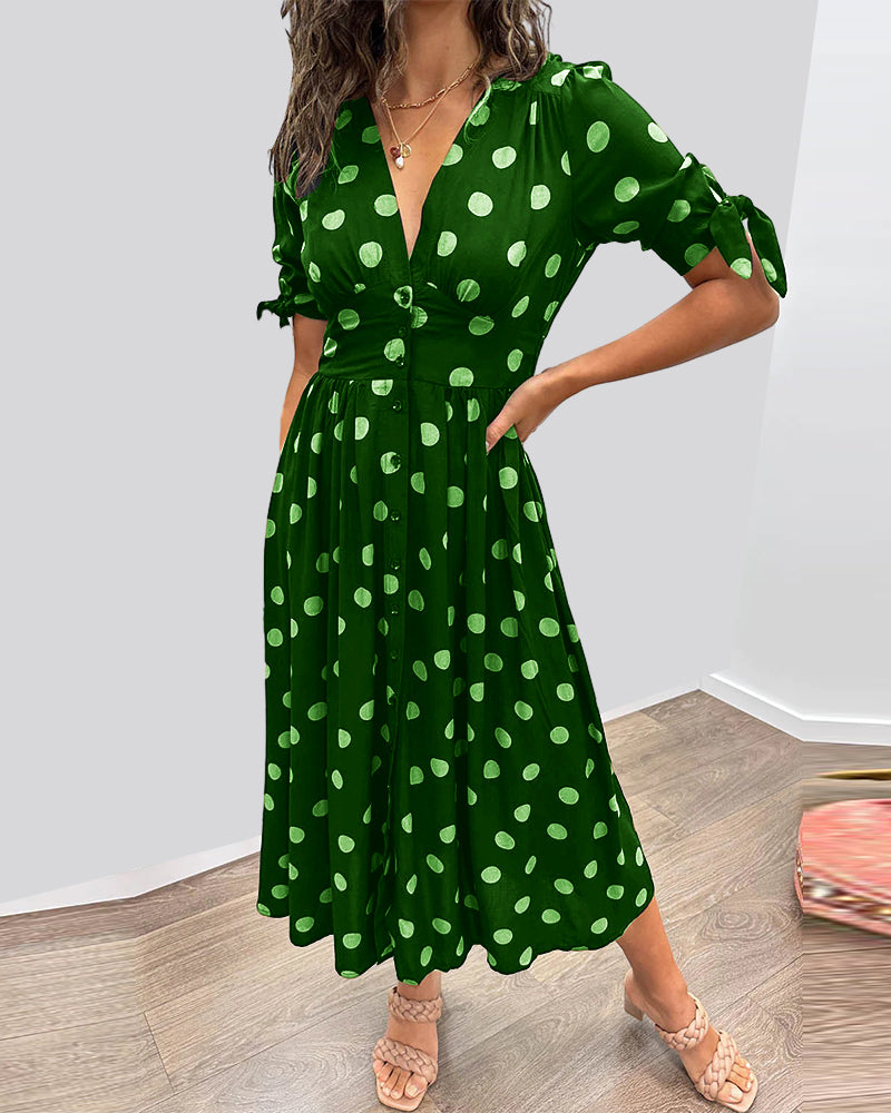 Monique™ – Timeless Polka Dot Dress