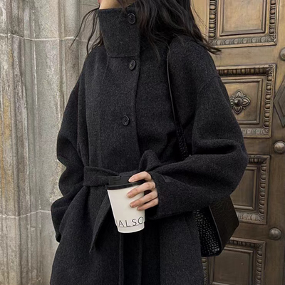 Velmira | Silk and Wool Coat