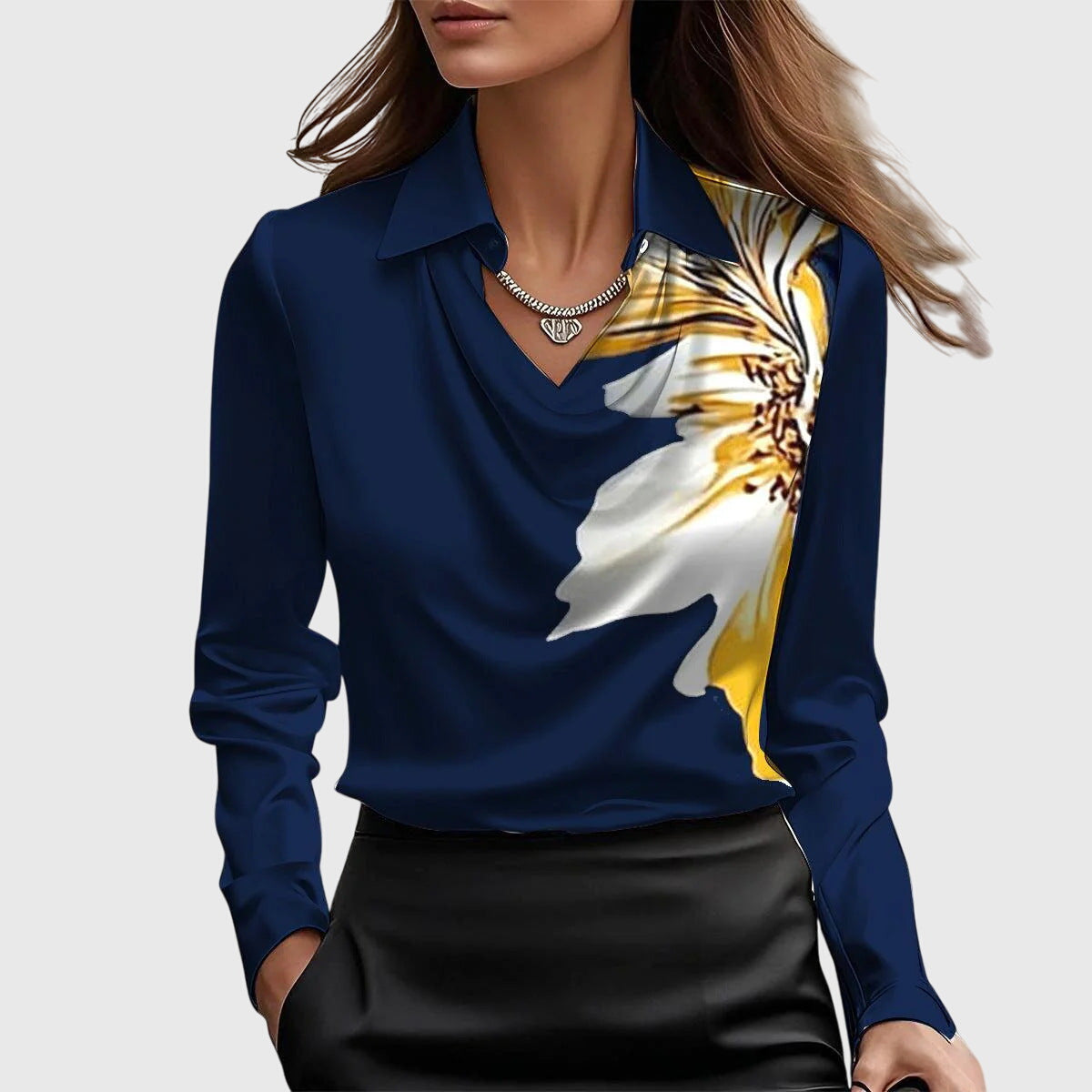 Brooklyn – Timeless Satin Blouse