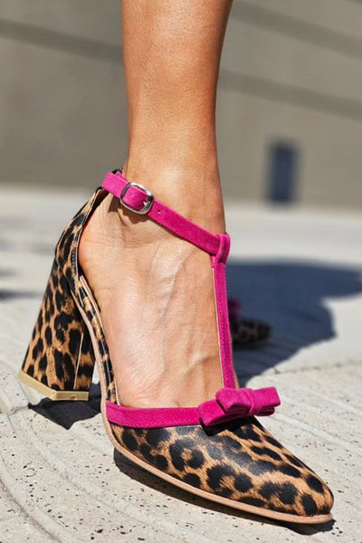 Leontina™ – Elegant Leopard Print Heels