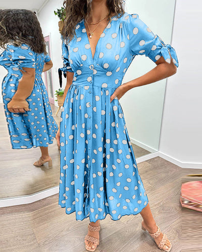 Monique™ – Timeless Polka Dot Dress