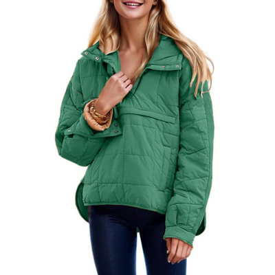 Joy™ – Elegant Oversized Hooded Pullover Jacket