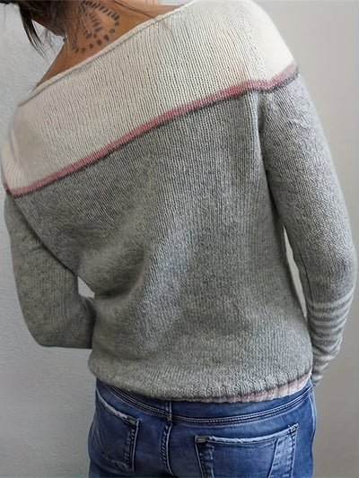 Katharina – Elegant Striped Sweater