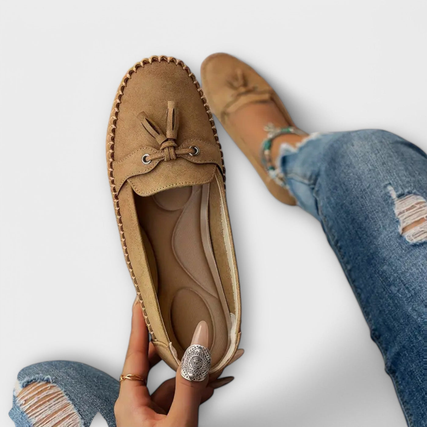 Lise – Elegant Suede Loafer