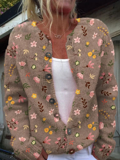 Amelie – Timeless Floral Cardigan