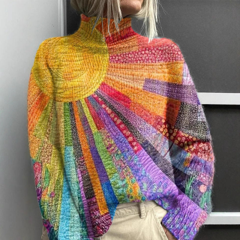 Ada – Elegant Colorful Turtleneck