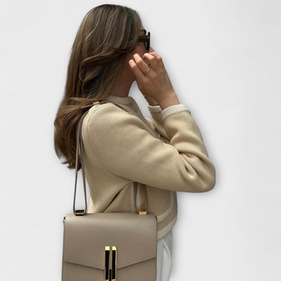 Classic Cardigan with Decorative Pockets