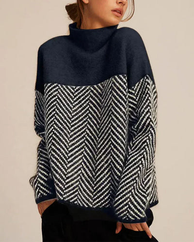 Malene – Timeless Cotton Turtleneck Sweater