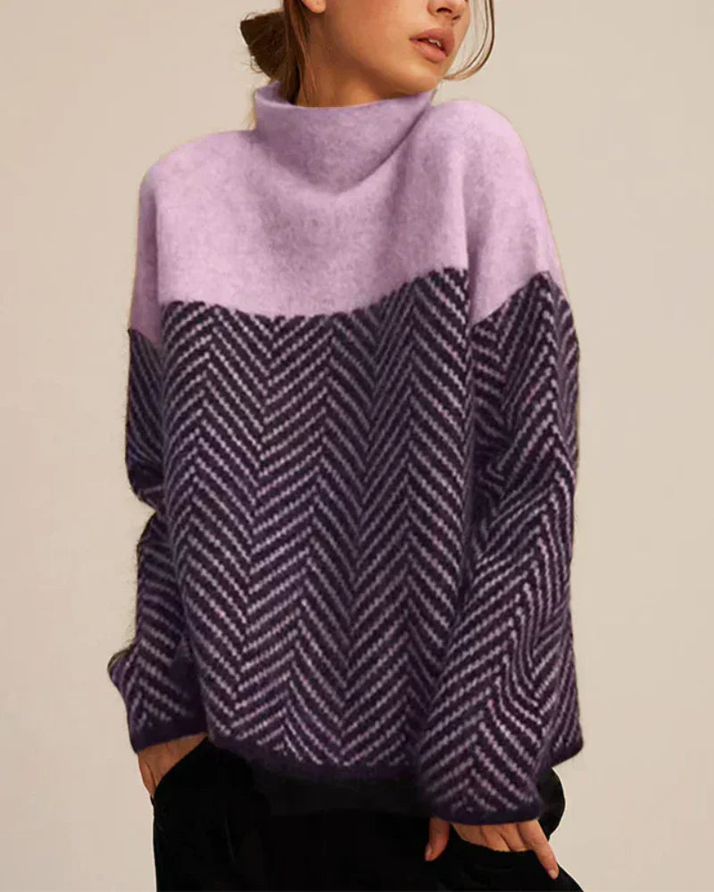 Malene – Timeless Cotton Turtleneck Sweater