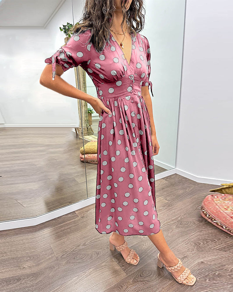 Monique™ – Timeless Polka Dot Dress