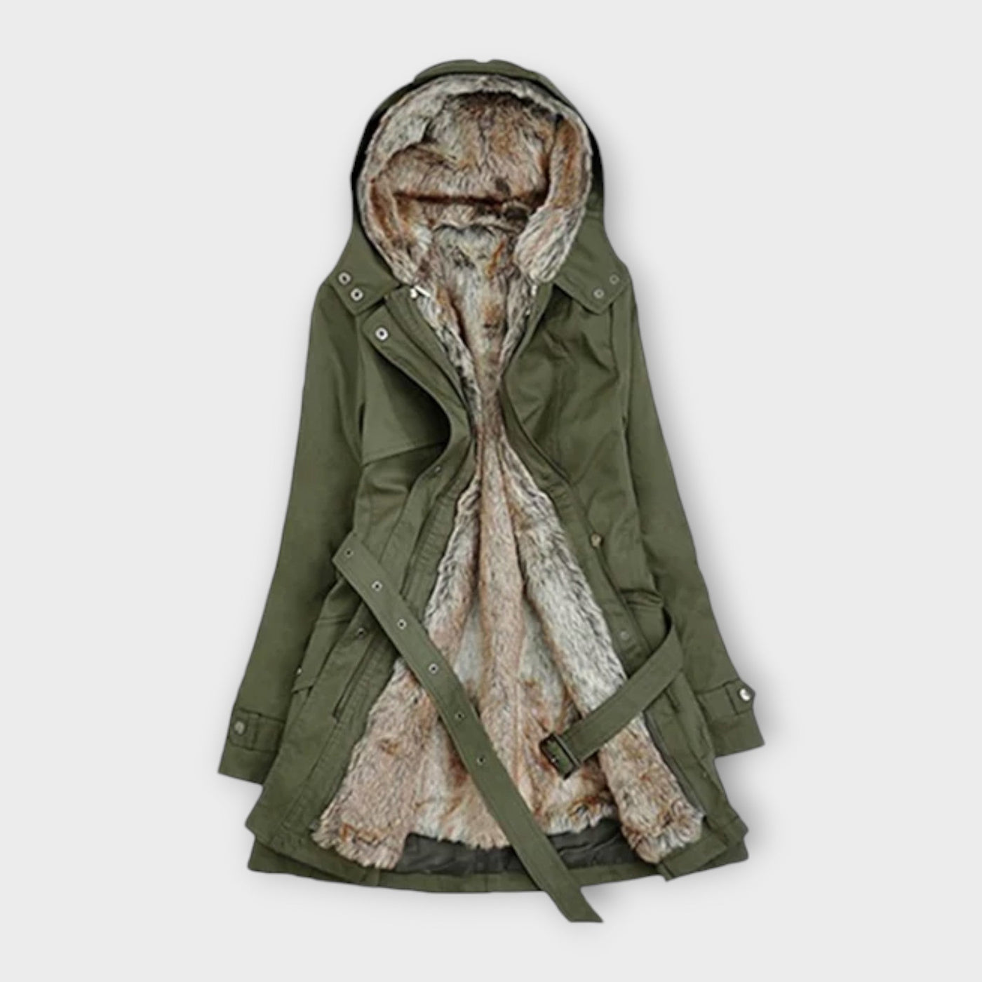 Mikash - Cozy Faux Fur Lined Jacket